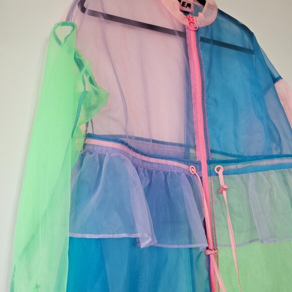 Lazy Oaf GEM (G.E.M) Sheer Jacket *Rare* - Picture 4 of 5